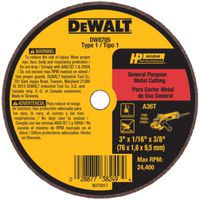 DeWalt DW8705 Type 1 Cut-Off Wheel