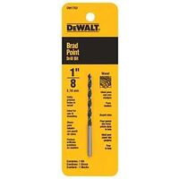 DeWALT DW1702 Drill Bit, 1/8 in Dia, 2-3/4 in OAL, Twist Flute, 1/8 in Dia Shank, Straight Shank