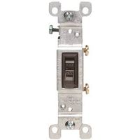 Leviton S00-01451-02S Framed Grounded Toggle Switch