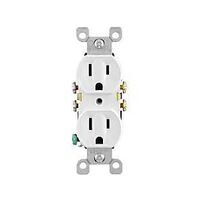 Leviton 212-05320-WCP  Duplex Receptacle With Ears