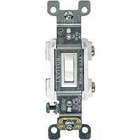 Leviton RS115-WCP Framed Grounded Toggle Switch