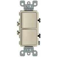 DECORA TWO SWITCHES IVORY     