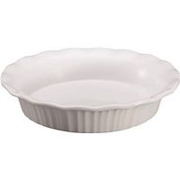PIE PLATE FRENCH WHITE 9IN DIA