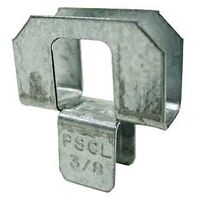 Simpson Strong-Tie PSCL1/2 Panel Sheathing Clip, 20 Thick Material, Steel, Galvanized