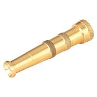 NOZZLE HD ADJUSTABLE BRASS 5IN