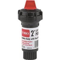 Toro 570Z Pro 53819 Pop-Up Fixed Spray Body With Flush Plug, 1/2 in FNPT, 2 in Pop Up