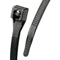 CABLE TIE 8 IN BLACK 100/BAG  