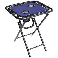 TABLE FOLDING BUNGEE 18IN NAVY