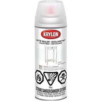 Krylon 4117 Chalky Finish Paint Sealer, Liquid, Clear, 12 oz, Aerosol Can