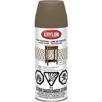 Krylon 441190000 Chalk Spray Paint, Dark Brown, 11.75 oz, Can