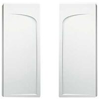 SHOWER WALL SET 30IN CURVE WHT