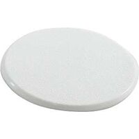 DOORSTOP WALL ROUND WHITE 5 IN