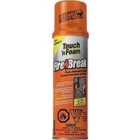 Touch 'n Foam 7565000128 Flame Resistant Sealant, Red, 1 hr Functional Cure, 16 oz