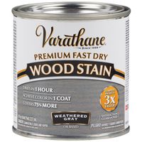 STAIN WOOD INT WTHR GRAY 1/2PT