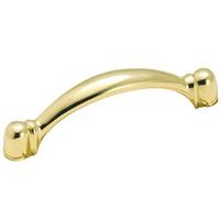 PULL 3IN 76MM POLISHED BRASS  