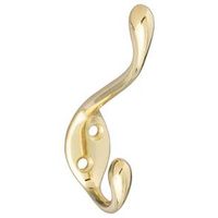 HOOK COAT/HAT BRASS