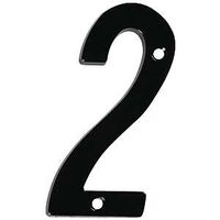HOUSE NUMBER NO2 BLACK 4IN    