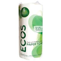 PAPER TOWEL 2PLY 115SHEET ROLL