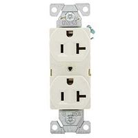 RECEPTACLE COMM LT ALMOND 20A 