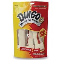 DINGO 8-8.5IN LARGE WHITE 3PK 