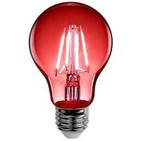 BULB LED A19 E26 4.5W CLR RED 