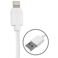 CABLE 8 PIN-USB A WHITE 6FT   