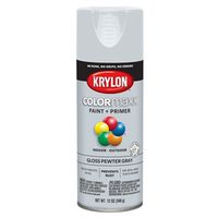 PAINT SPRY GLS PWTER GRAY 12OZ
