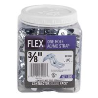 STRAP 1-HOLE FLXBL 200CT 3/8IN