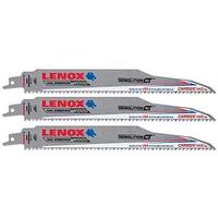 Lenox 2059102 Reciprocating Saw Blade, 1 in W, 9 in L, 6 TPI, Carbide Cutting Edge