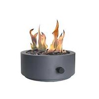 PIT FIRE TBL TOP RND GRAY 10IN