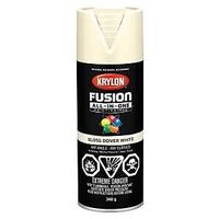 Krylon 427060007 Spray Paint, Gloss, Dover White, 12 oz, Can