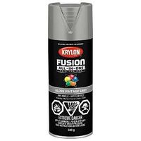 Krylon 427260007 Spray Paint, Gloss, Vintage Gray, 12 oz, Can