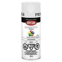 Krylon COLORmaxx 455840007 Paint Primer, White, 12 oz