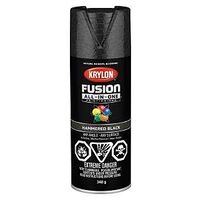 Krylon 427820007 Spray Paint, Hammered, Black, 12 oz, Can