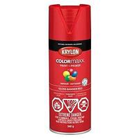 Krylon 455030007 Enamel Spray Paint, Gloss, Banner Red, 12 oz, Can