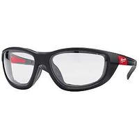 GLASSES SAFETY W/GASKET CLEAR 