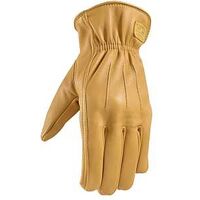 GLOVES DRIVER LEATHER YEL XL  