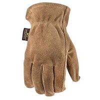 GLOVES DRIVER SPLT COWHIDE MED