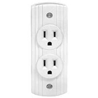 RECEPTACLE DPX 15A WHT        