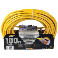Powerzone Mag-Lite Pro SJTOW Outdoor Extension Cord