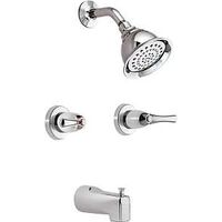 Moen Adler Series 82602/82402 Tub and Shower Faucet, Standard Showerhead, 1.75 gpm Showerhead, Diverter Tub Spout, Metal