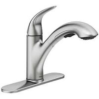 FAUCET PULL-OUT KTN 1HNDL CHRM
