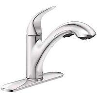 FAUCET PULL-OUT KTN 1HNDL SS  