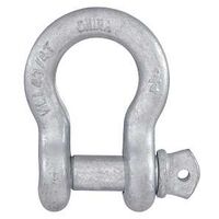 National Hardware N100-329 Anchor Shackle, 3/4 in Trade, 10,000 lb Working Load, Steel, Galvanized