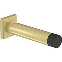 National Hardware Reed N830-528 Door Stop, 1 in Dia Base, 3 in Projection, Aluminum, Brushed Gold