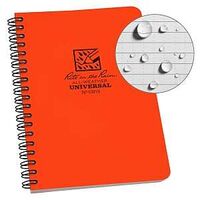 NOTEBOOK SPIRAL ORNG 4.875X7IN