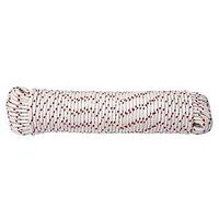 ROPE POLY DB WHT/R 5/16INX50FT