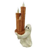 GHOST CANDLES RESIN LED 12.5IN