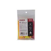 CABLE TIE 4IN 18LB 100PC ASST 