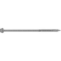 Camo 0369269 Structural Screw, 5/16 in Thread, 8 in L, Hex Head, Hex Drive, Sharp Point, Hot-Dipped Galvanized, 250